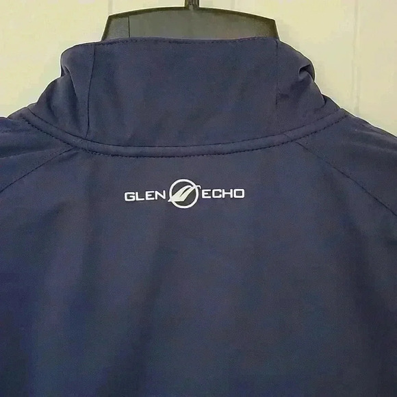 Glen Echo Golf Water Repellent Full Zip Half Sleeve Jacket Size Small - Picture 5 of 7